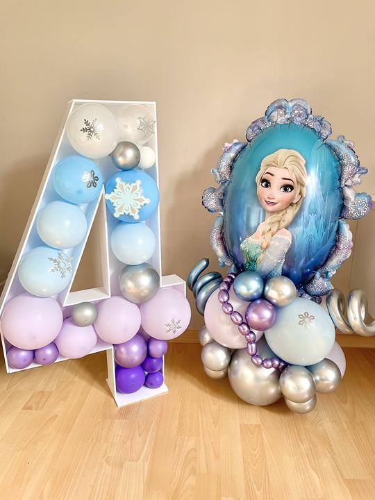 Balónková dekorace Ledové království (Frozen)